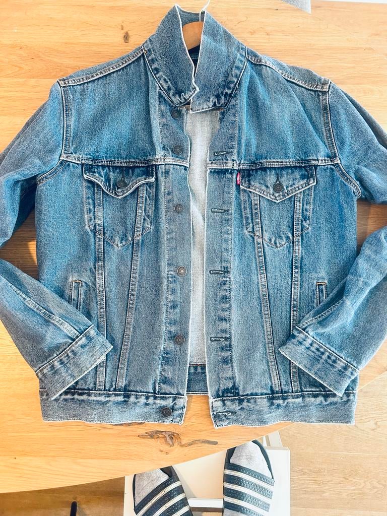 Levi's trucker jacket origineel, Ophalen of Verzenden, Zo goed als nieuw, Blauw