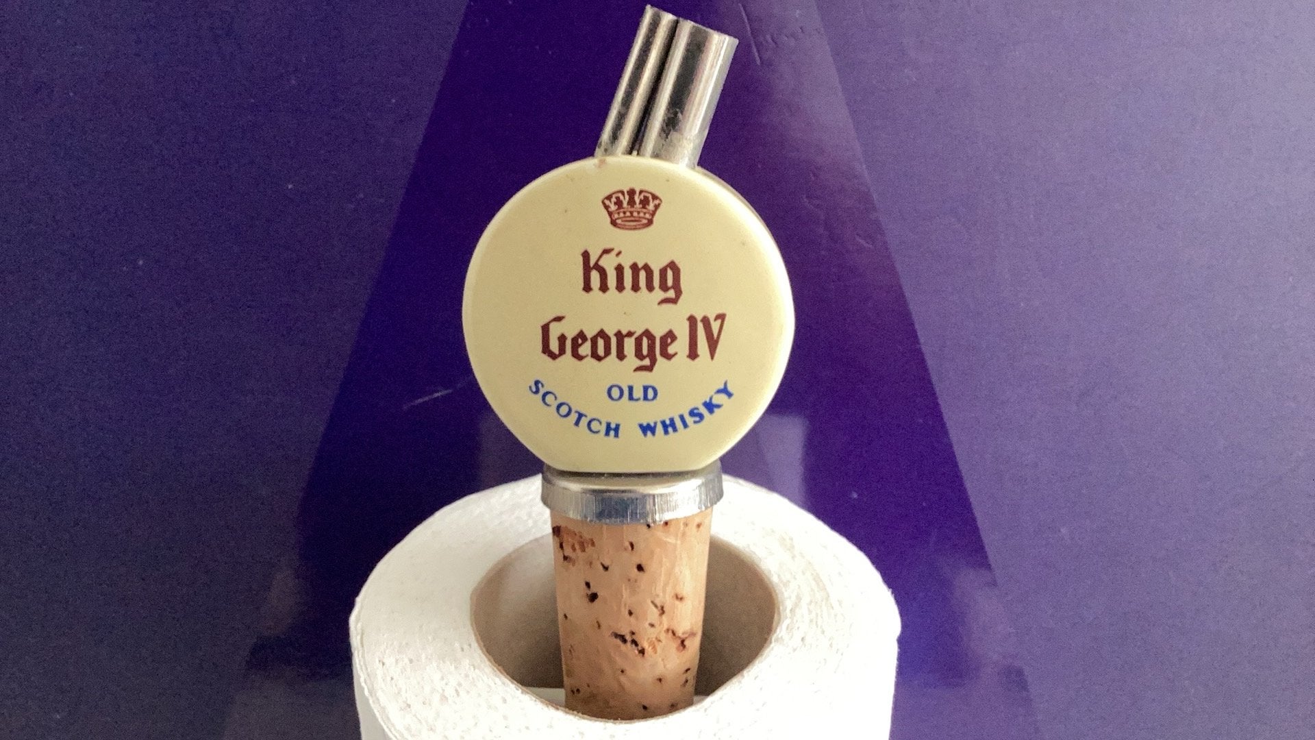 King George IV Old Scotch Whisky Schenkdop, Verzamelen, Ophalen of Verzenden, Zo goed als nieuw, Gebruiksvoorwerp