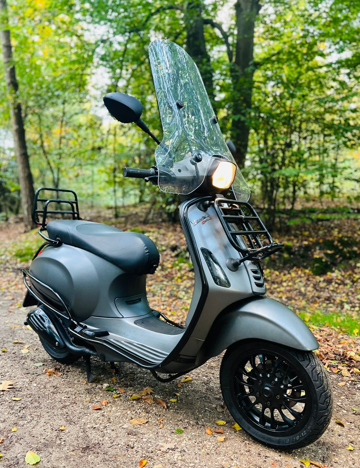 Vespa Sprint 2016 4T 2V | Titanio Grey | Full Option | Alarm, Ophalen, Gebruikt, Benzine, 50 cc