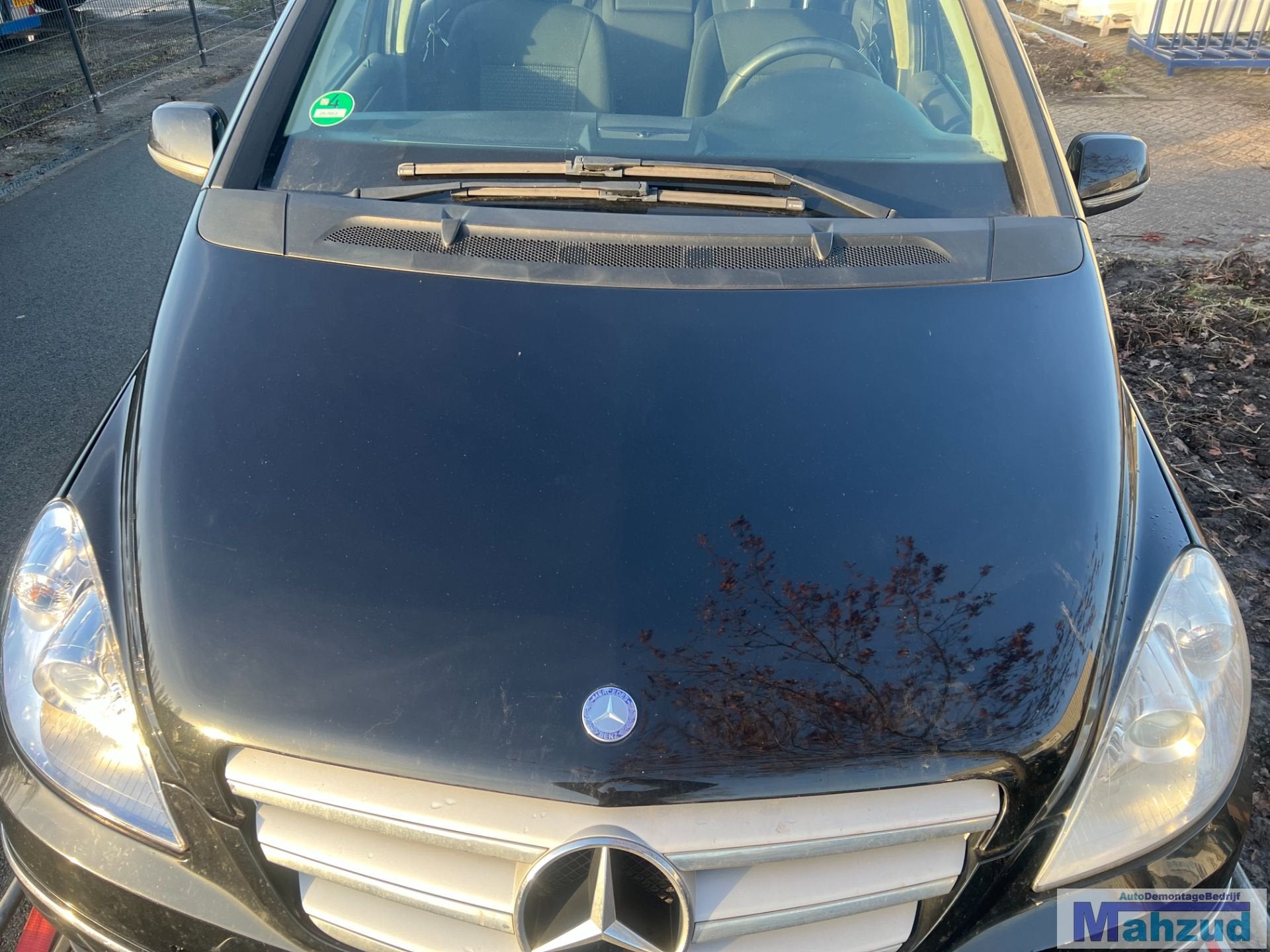 MERCEDES B KLASSE W245 Zwart 191 Motorkap 2004-2011, Gebruikt, Mercedes-Benz AG, Mercedes-Benz, Ophalen of Verzenden