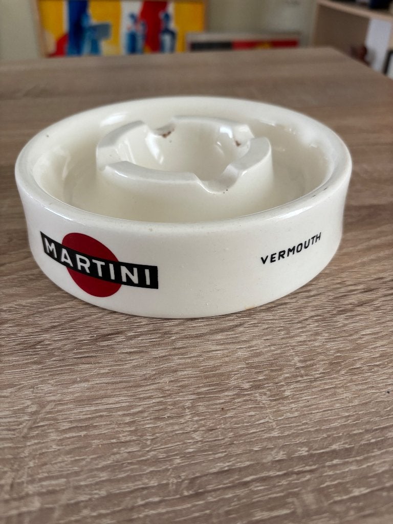 Vintage martini asbak, Verzamelen, Ophalen of Verzenden, Gebruikt, Gebruiksvoorwerp