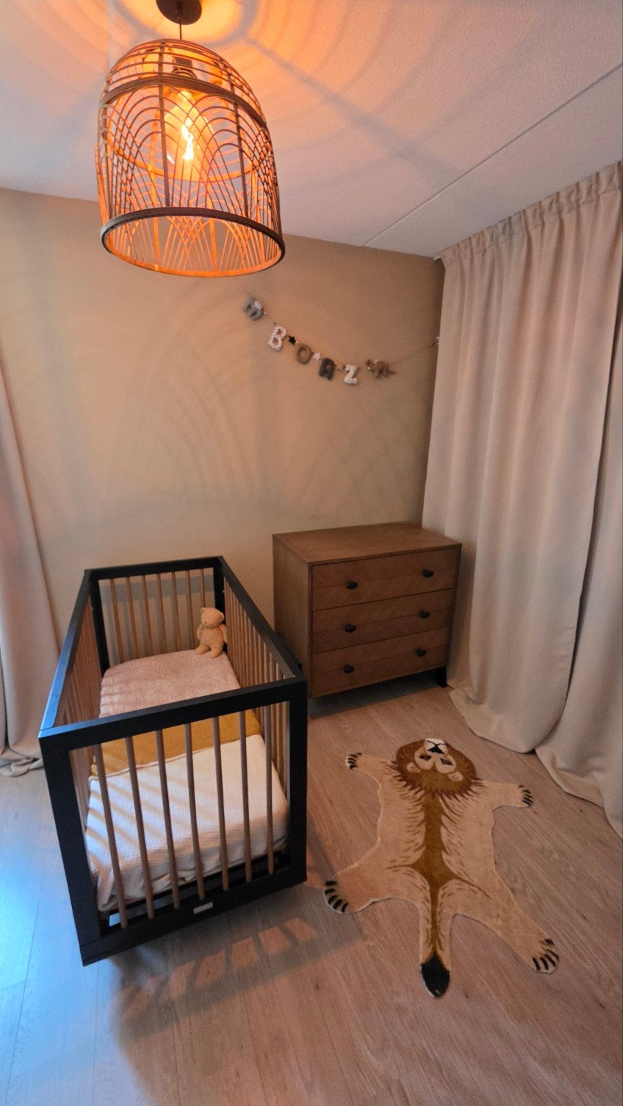Coming Kids Harper Ledikant met Aerosleep Matras en Commode, Ophalen, Gebruikt, 70 tot 85 cm, 140 tot 160 cm