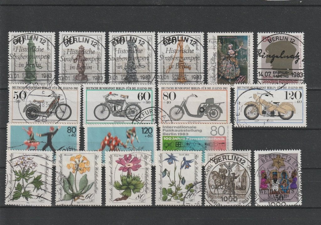 Berlijn, jaargang 1983, gestempeld, kompleet., Ophalen of Verzenden, Overige periodes, Gestempeld