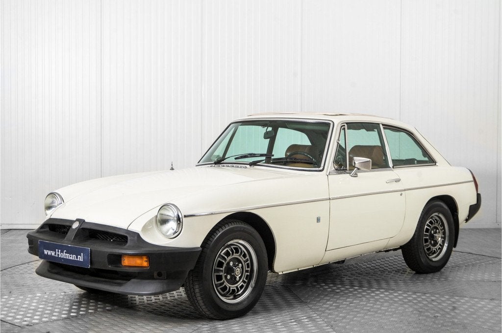 MG B GT V8 LHD (bj 1975), Auto's, MG, B, Gebruikt, Wit, Bedrijf