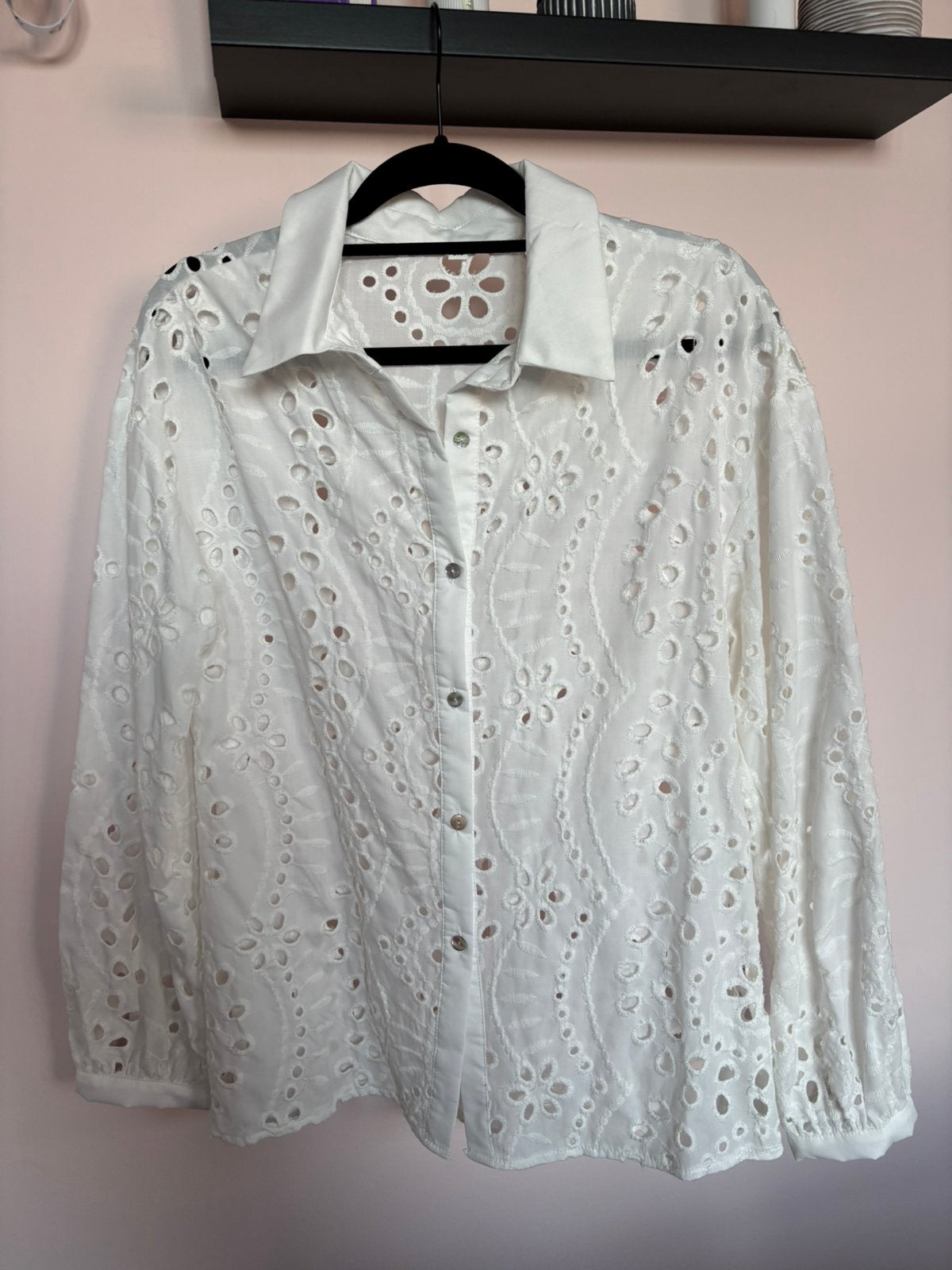 Nieuwe blouse mt M, wit, Ophalen of Verzenden, Nieuw, Maat 38/40 (M), Wit