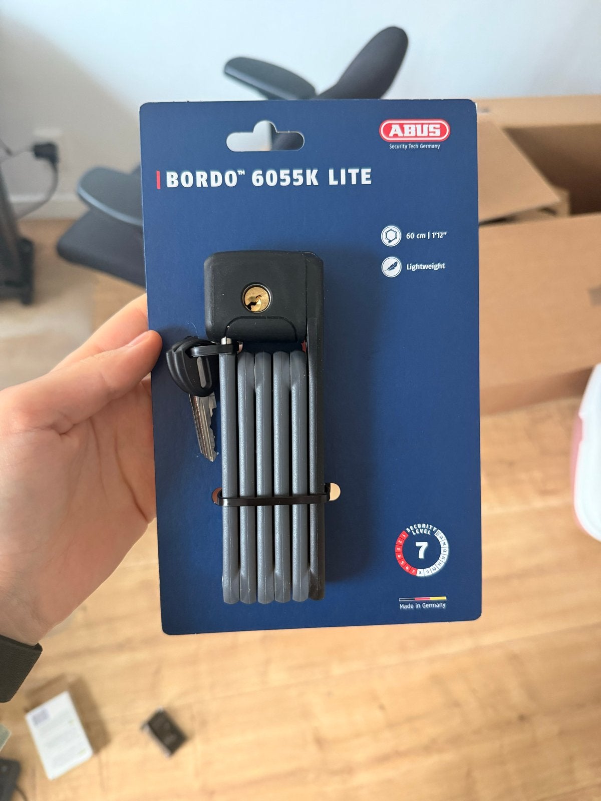 ABUS Bordo 6055K Lite Vouwslot - Nieuw in verpakking, Verzenden, Nieuw, Vouwslot