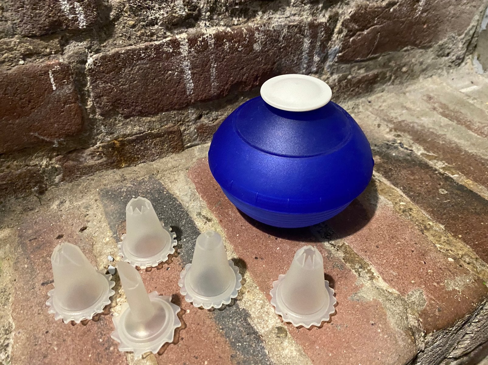 Tupperware garneerbol, Huis en Inrichting, Keuken | Tupperware, Ophalen of Verzenden, Blauw, Overige typen