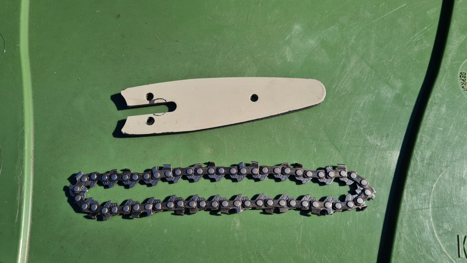 Zwaard en ketting mini kettingzaag, Doe-het-zelf en Verbouw, Minder dan 30 mm, Gebruikt, Kettingzaag, Ophalen of Verzenden