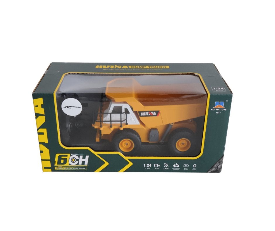 HUINA 2.4G 6CH RC DUMP TRUCK 1/24TH CY1517, Ophalen of Verzenden, Nieuw, Overige schalen, Onderdeel