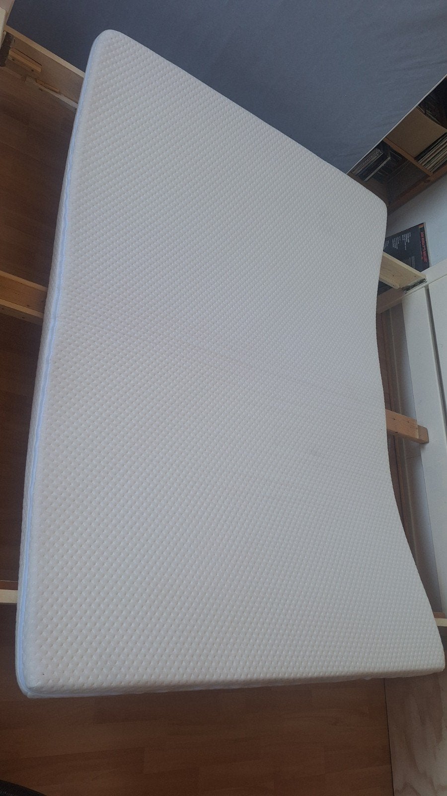 dekmatras 140 x 200, Huis en Inrichting, Slaapkamer | Matrassen en Bedbodems, Ophalen, 140 cm, Zo goed als nieuw, Twijfelaar