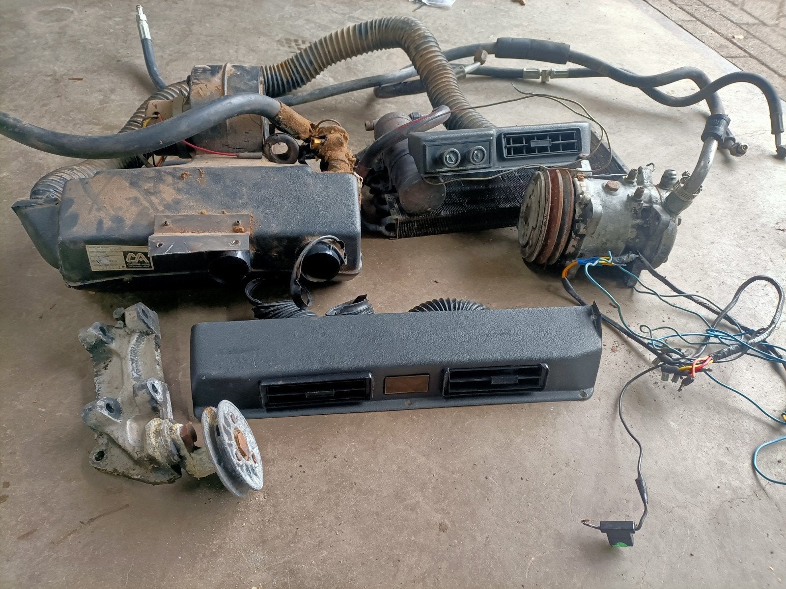 fiat 124 spider oldtimer airco systeem, Ophalen