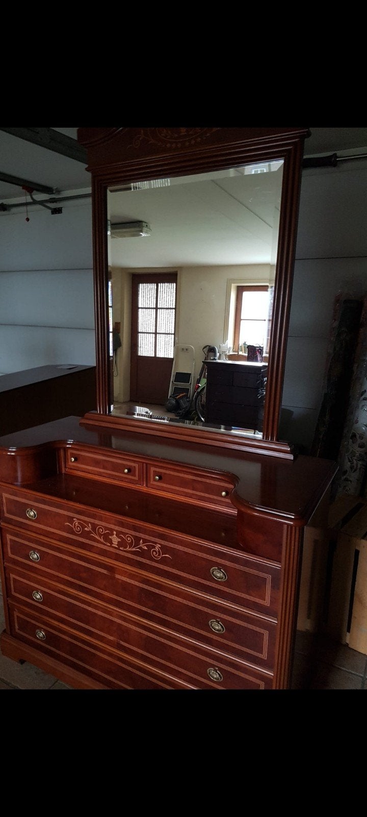 Commode/ secretaire + spiegel, Ophalen of Verzenden, Zo goed als nieuw