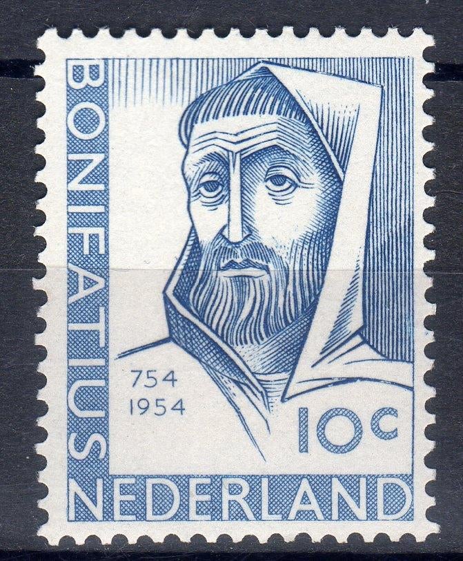 Nvph 646 bonifatius 1954 postfris, Postzegels en Munten, Postzegels | Nederland, Ophalen of Verzenden, Na 1940, Postfris