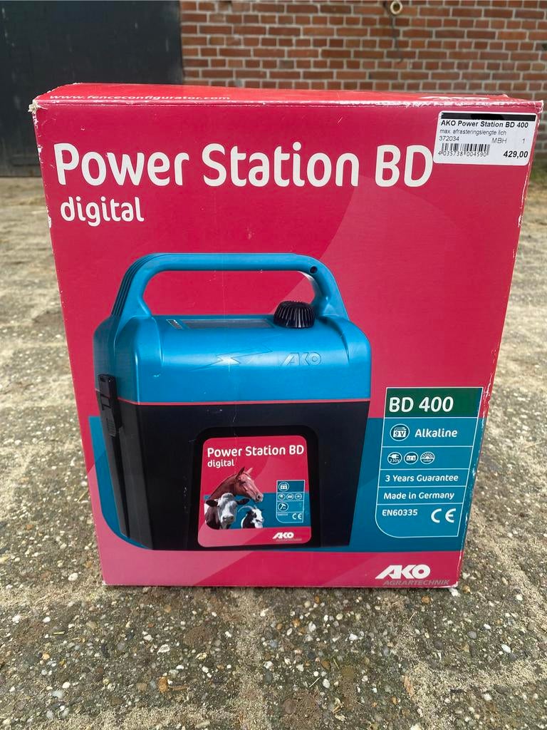 Nieuw AKO Schrikdraadapparaat Power station digital BD400, Dieren en Toebehoren, Toebehoren