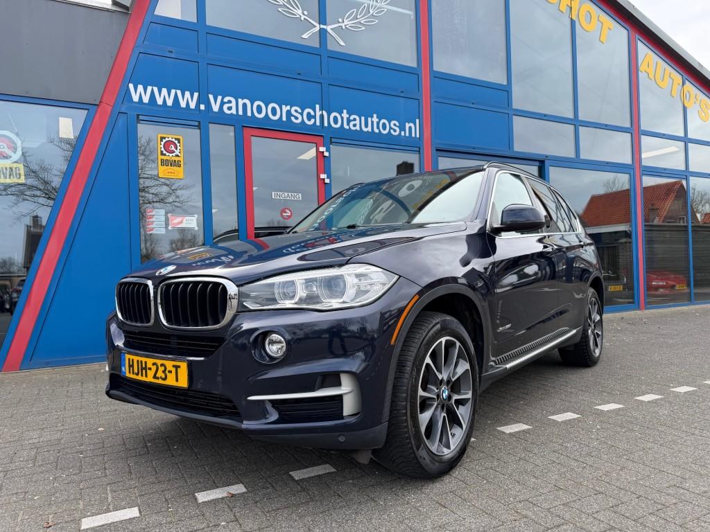Bmw X5 xDrive 35i High Executive Panodak Leer Led Airco(ECC), Automaat, Gebruikt, Blauw, Leder
