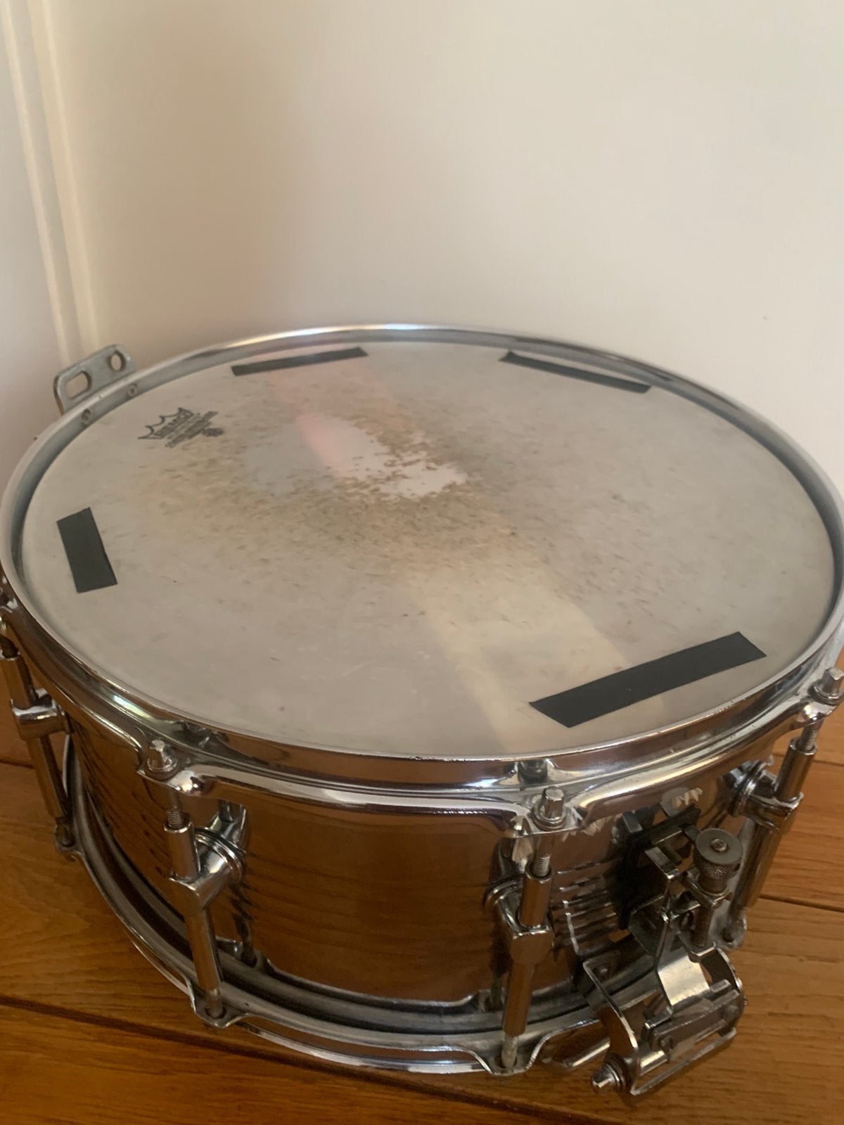 Mapex houten snaredrum – Bespeelbaar – Remo Ambassador vel, Ophalen