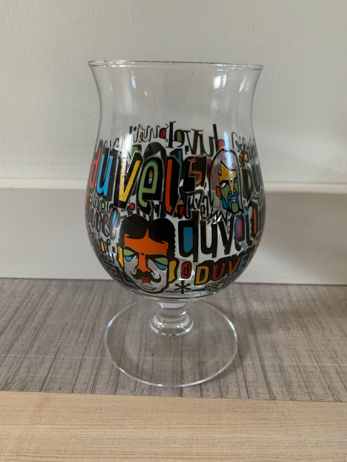 Denis Meyer duvel designer glas, Ophalen of Verzenden, Nieuw, Glas of Glazen, Duvel