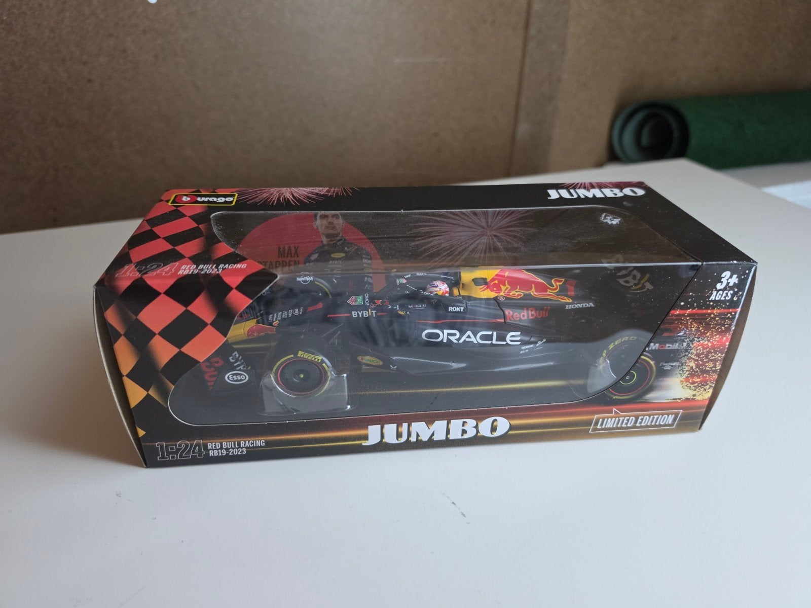 schaalmodel race auto max verstappen 2023, Ophalen of Verzenden, Nieuw, Bburago