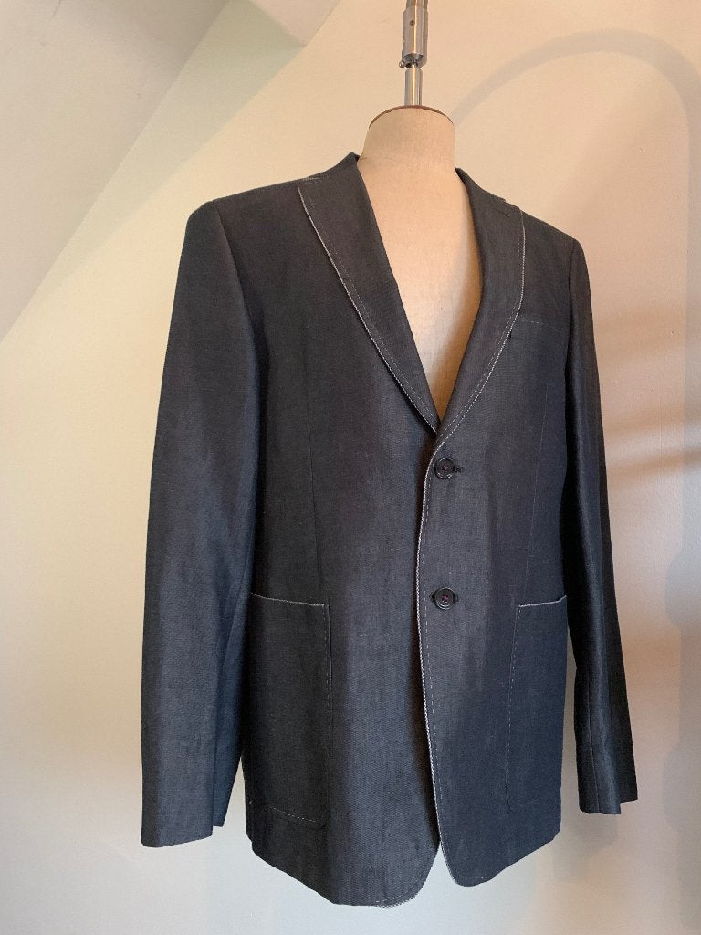 7 Square Heren colbert blazer jasje Grijs 50= M/L, Kleding | Heren, Kostuums en Colberts, Zo goed als nieuw, Maat 48/50 (M), Grijs