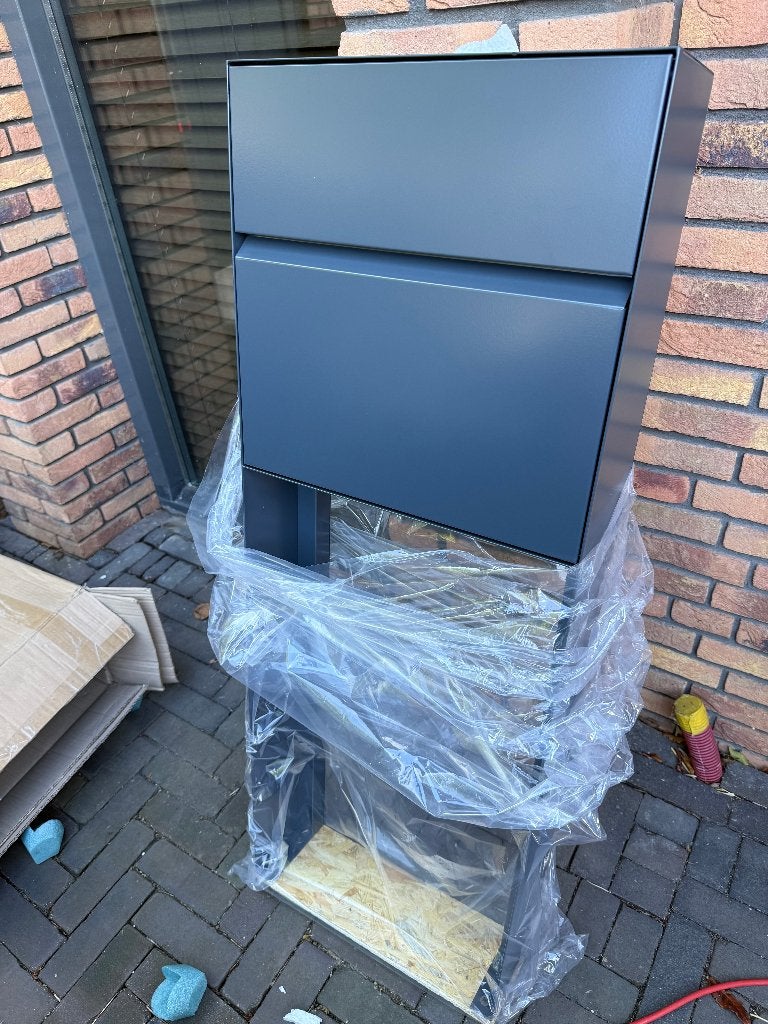 Nieuwe brievenbus Bravios Elegance Antraciet, Tuin en Terras, Ophalen, Nieuw