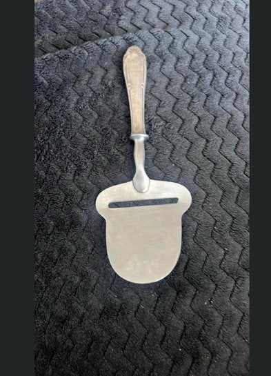 Verzilverde kaasschaaf, Ophalen of Verzenden, Zo goed als nieuw, Zilver, Overige materialen