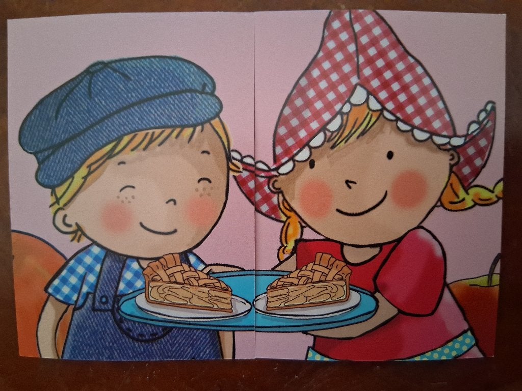 "Fien & Teun" plaatjes, voor het bruin/oranje Bak & kookboek, Albert Heijn, Ophalen of Verzenden