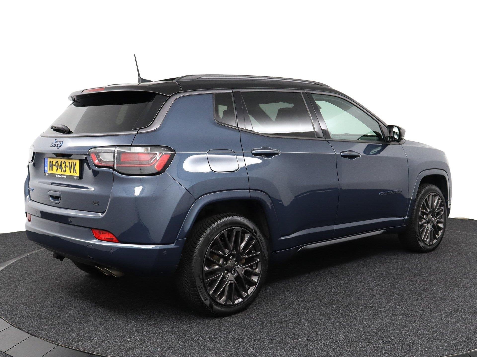 Jeep Compass 4xe 240 Plug-in Hybrid Electric S Automaat | Na, Automaat, 12 maanden, Blauw, Bedrijf
