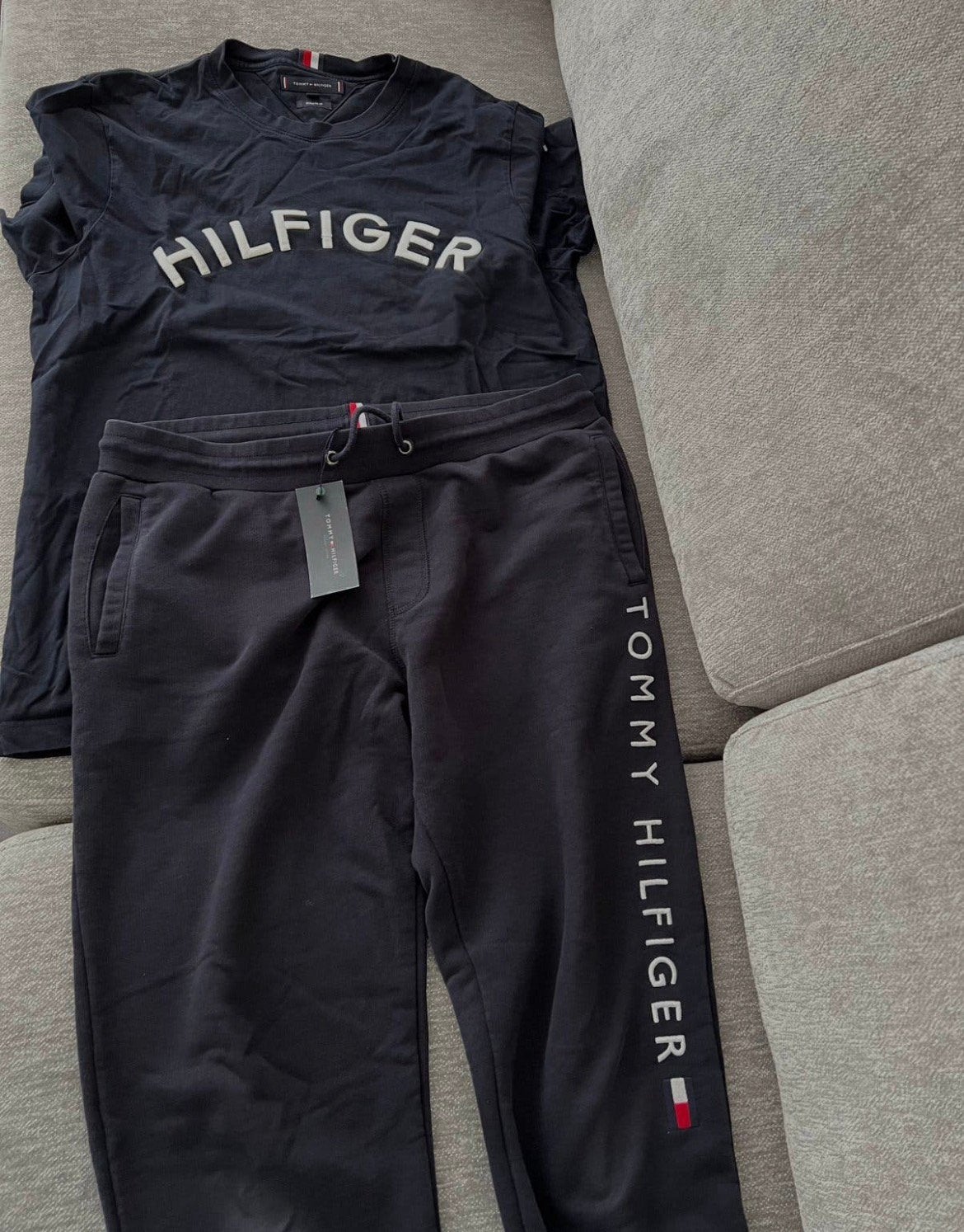 Tommy Hilfiger pak, Maat 52/54 (L), Blauw, Tommy Hilfiger, Ophalen of Verzenden