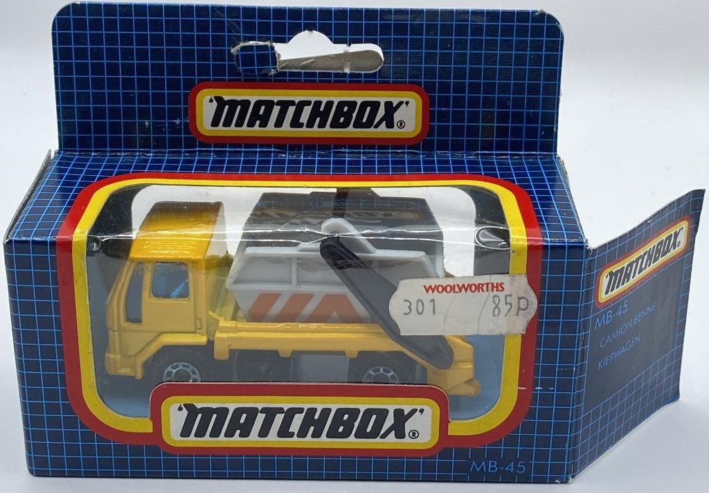 Matchbox 45F-3 Ford Cargo, Thailand, Ophalen of Verzenden, Zo goed als nieuw, Bus of Vrachtwagen