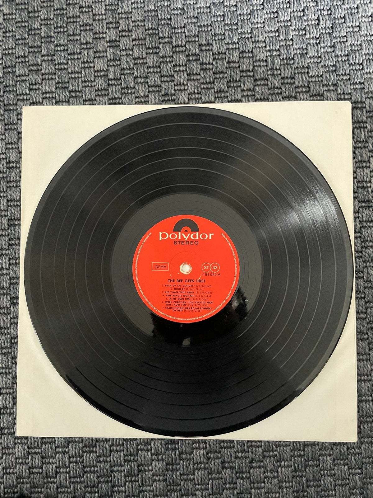 Bee Gees 1st LP - Polydor Stereo (1967), LP, Gebruikt, Pop, Originele persing