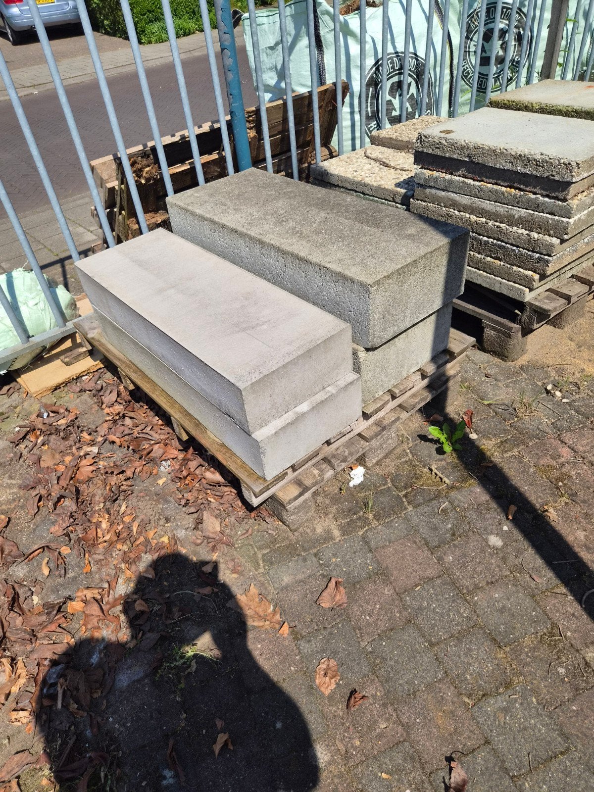 Traptreden/Betonblokken, Tuin en Terras, Bielzen en Borders, 100 tot 200 cm, Biels, Nieuw, Ophalen of Verzenden
