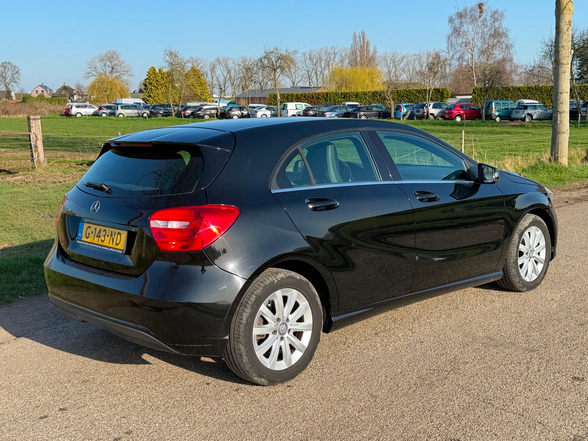 Mercedes-Benz A-klasse 180 Ambition APK 12-2026 Airco Navi, Voorwielaandrijving, Stof, Gebruikt, 4 cilinders