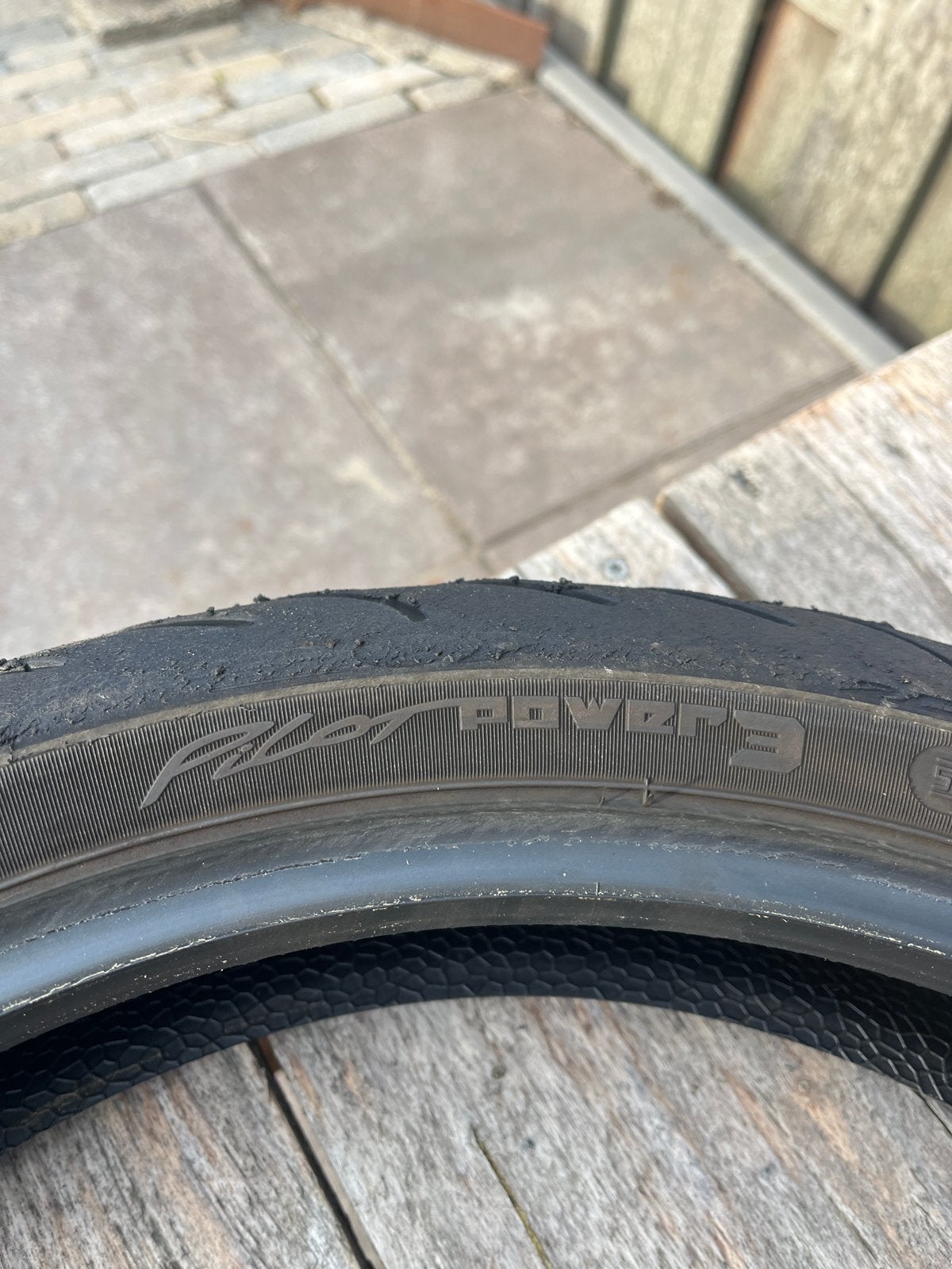 Michelin pilot power 3 120/70 ZR17 (58W), Ophalen of Verzenden, Gebruikt