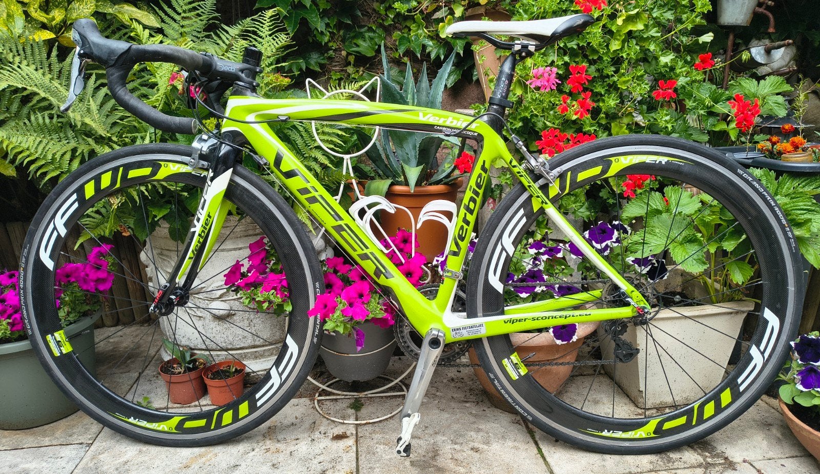 Viper Verbier CARBON racefiets 51cm - 28" wielen, 28 inch, Gebruikt, Velgrem, 49 tot 53 cm