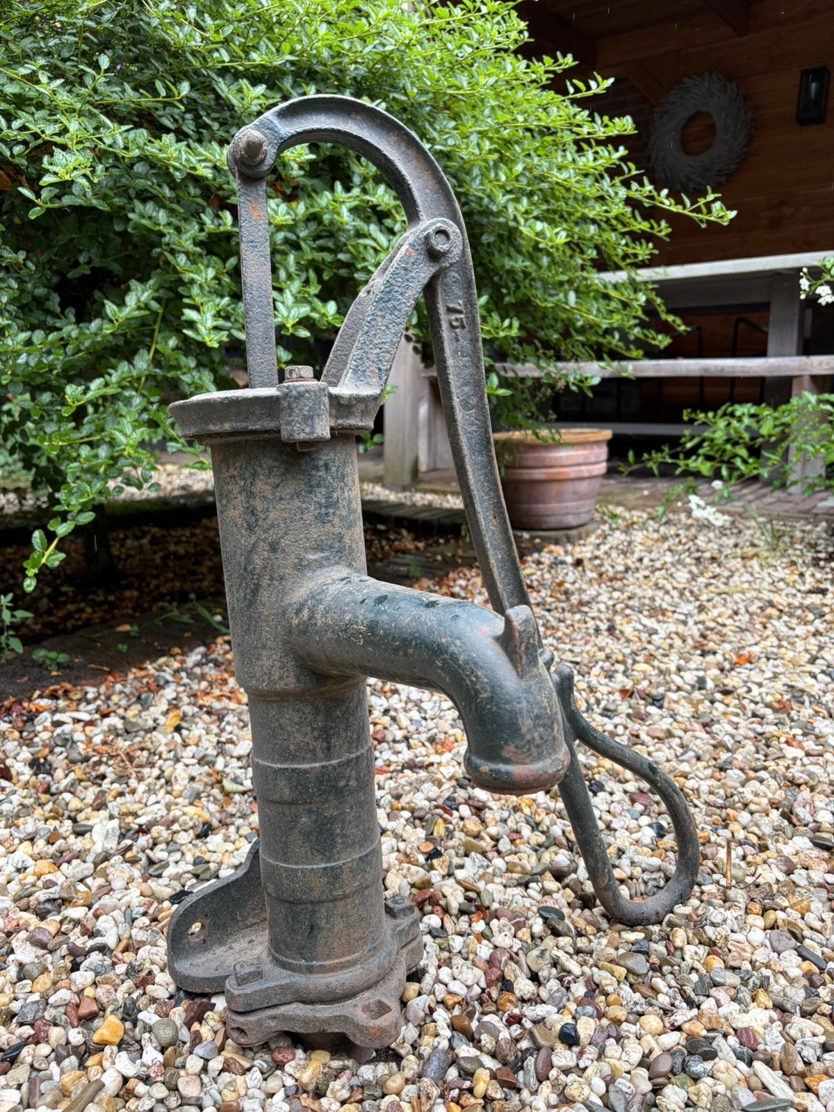 Originele oude RECKERS Nr. 3 gietijzeren waterpomp, Ophalen, Zo goed als nieuw, Handmatig, Overige typen