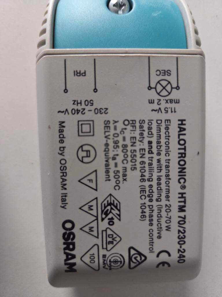 OSRAM HALOTRONIC HTM 70/230-240 Elektronische Trafo, Ophalen, Gebruikt
