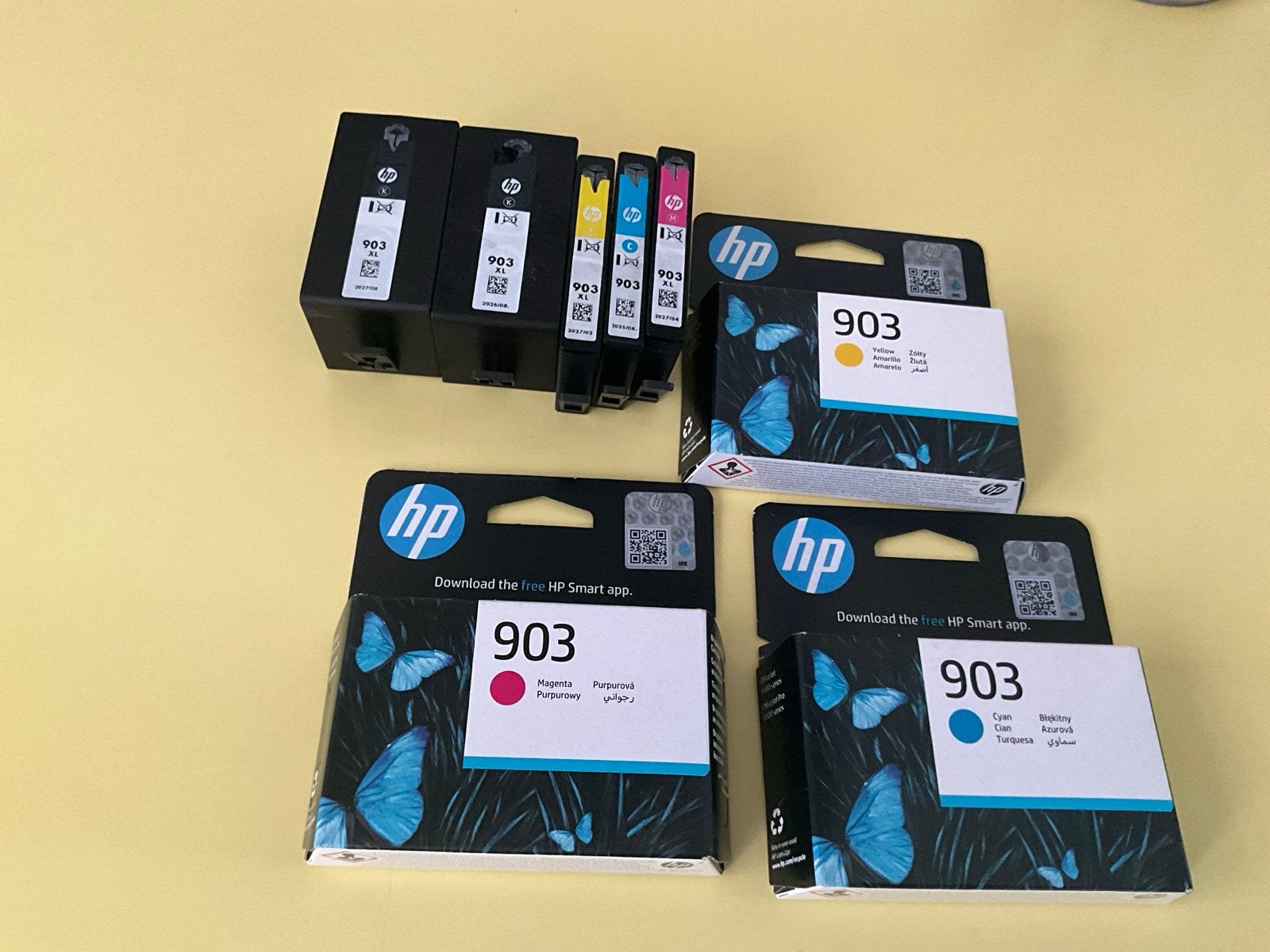 originele HP 903 cartridges, Ophalen of Verzenden, Zo goed als nieuw, Cartridge, HP