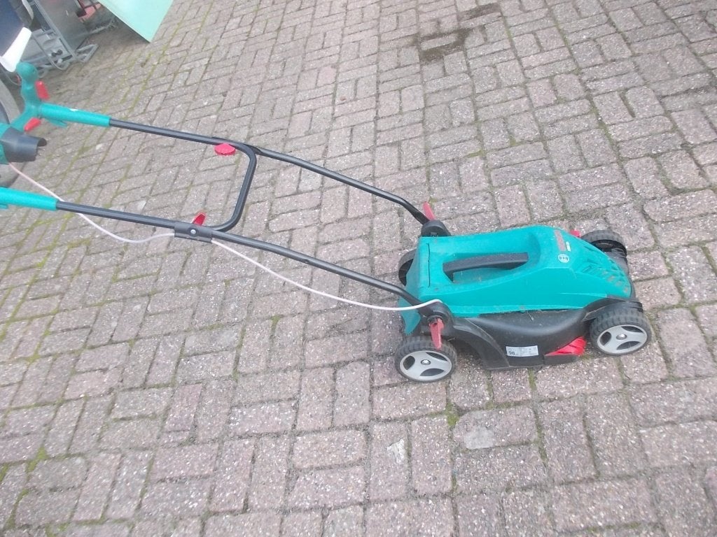 grasmaaier  BOSCH ARM 34, Tuin en Terras, Cirkelmaaier, Gebruikt, Elektrische grasmaaier, Elektrische starter