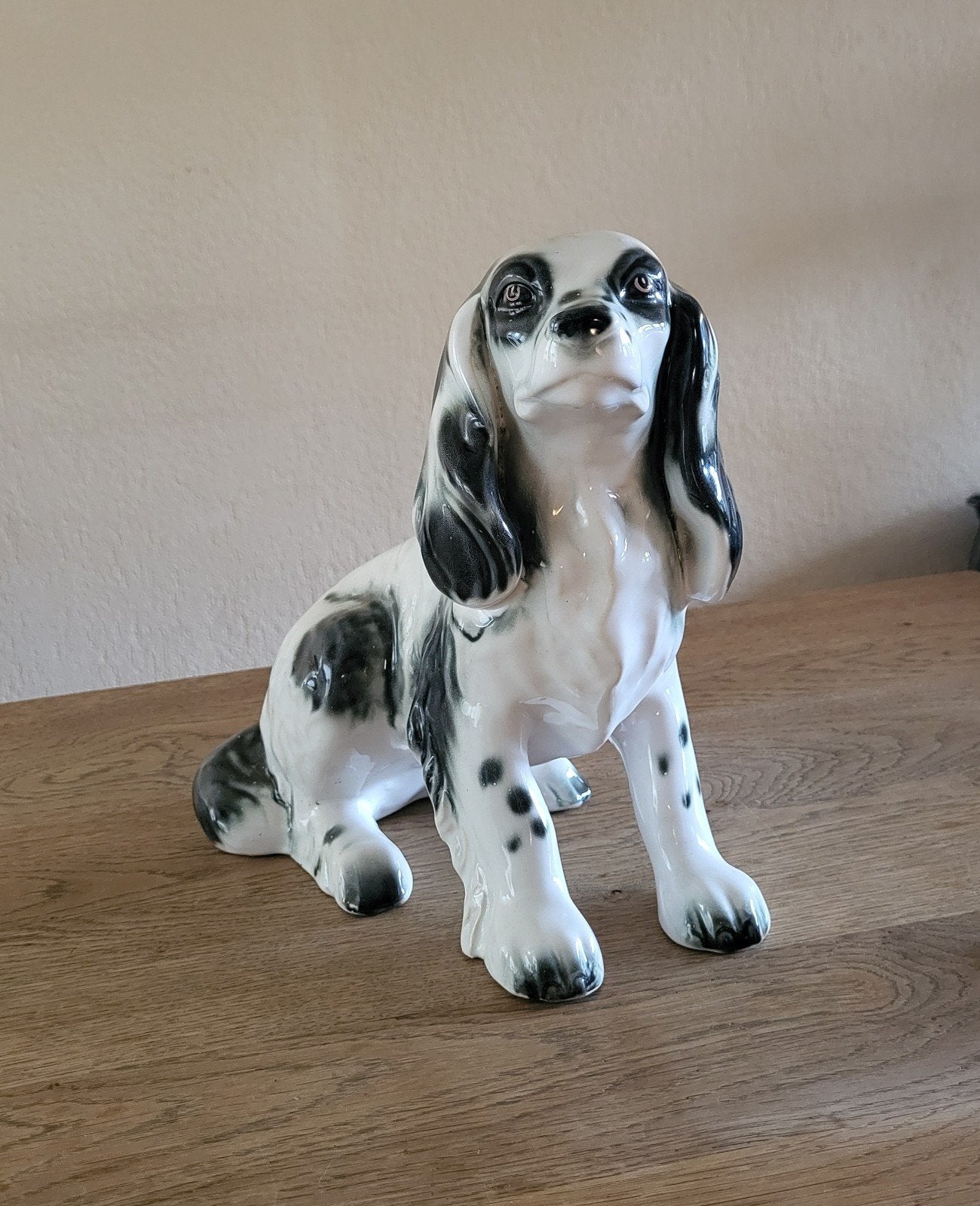 Vintage Porseleinen Hond - Gemerkt Holland nr 139, Antiek en Kunst, Ophalen of Verzenden