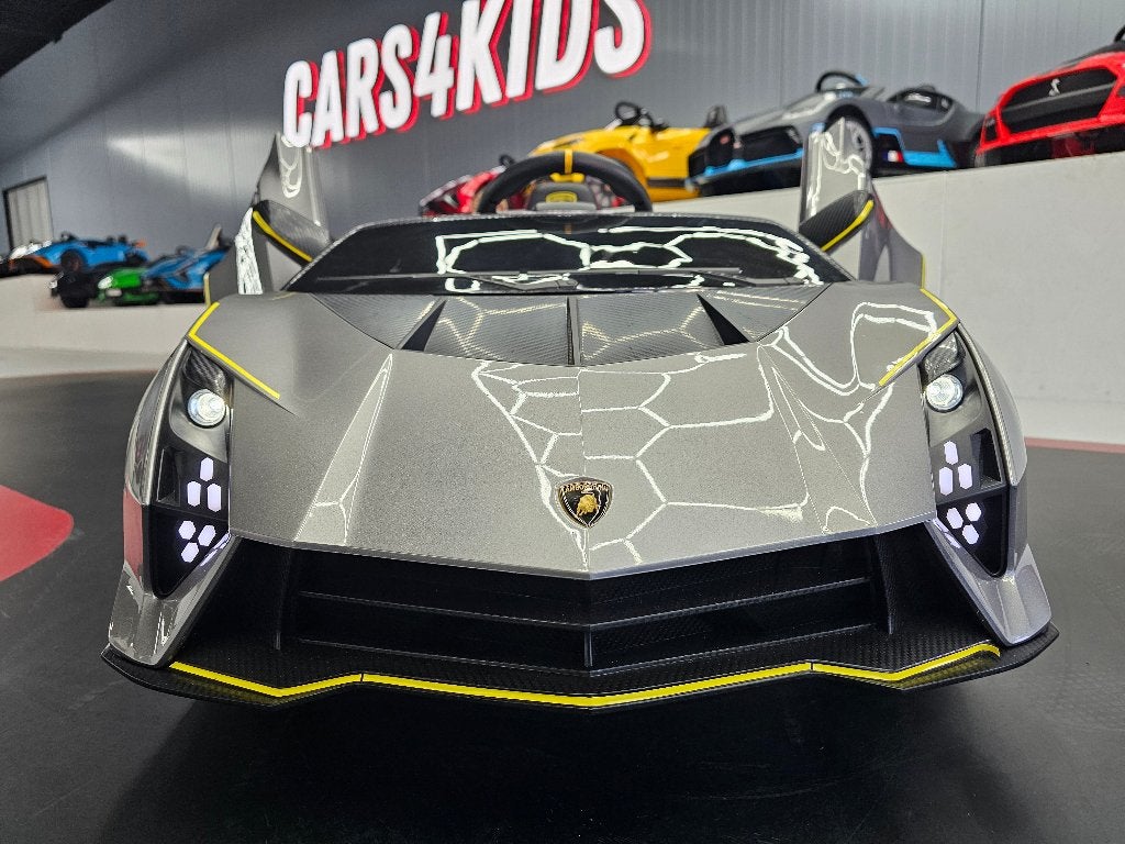 Kinderauto Lamborghini Autentica - 12 volt - leren zit - RC, Ophalen of Verzenden, Nieuw, Afstandsbediening