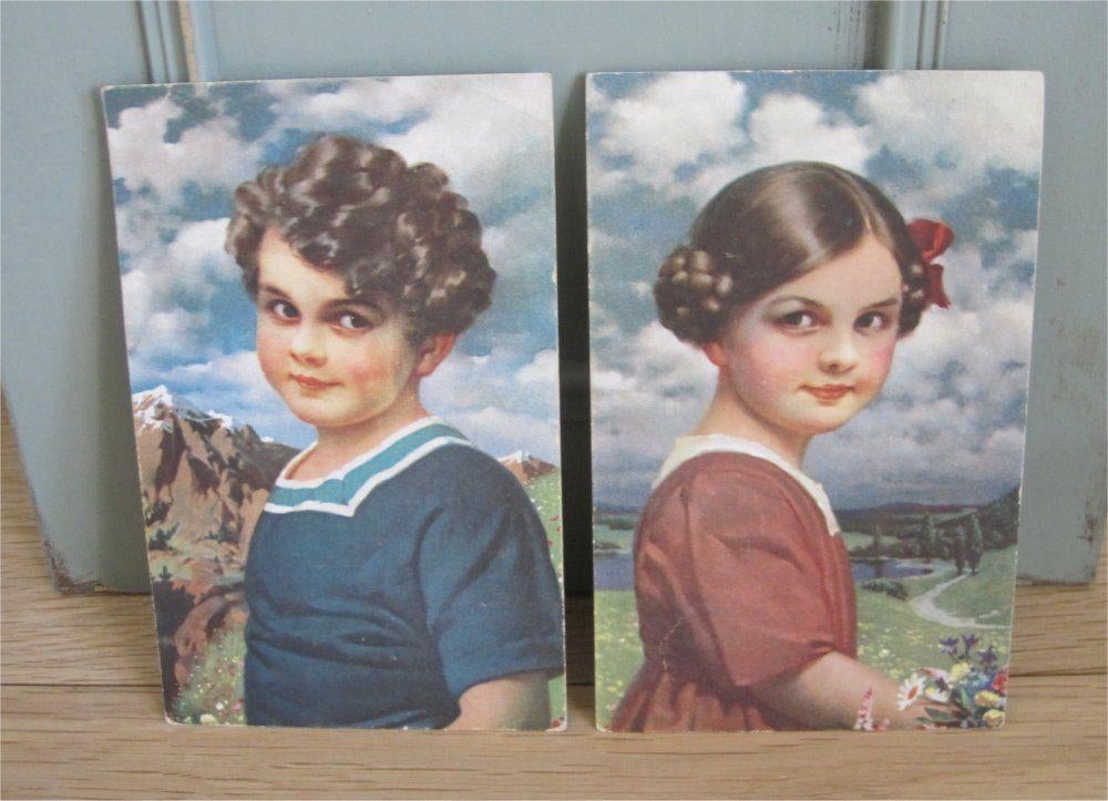 Antieke kinderkaarten, Ophalen of Verzenden