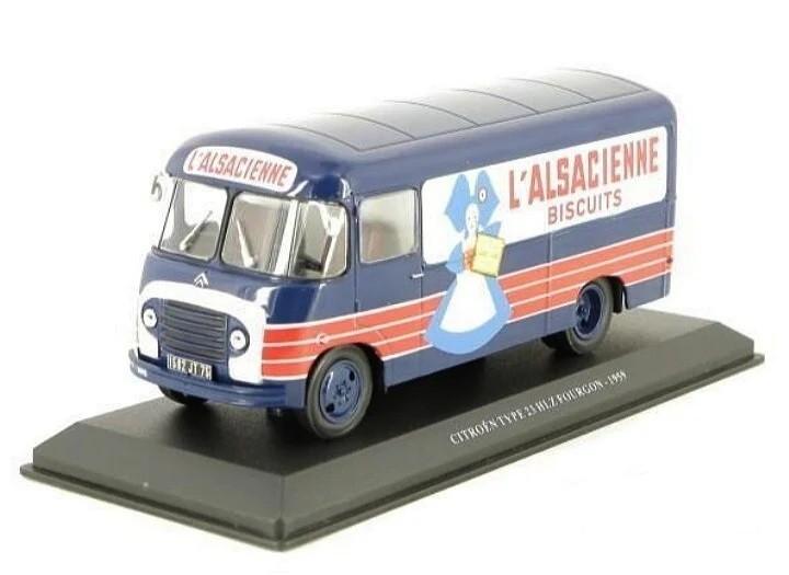 Citroën U23 HLZ in kleuren L'Alsacienne IXO/Altaya 1:43, Ophalen of Verzenden, Nieuw, Bus of Vrachtwagen, Overige merken