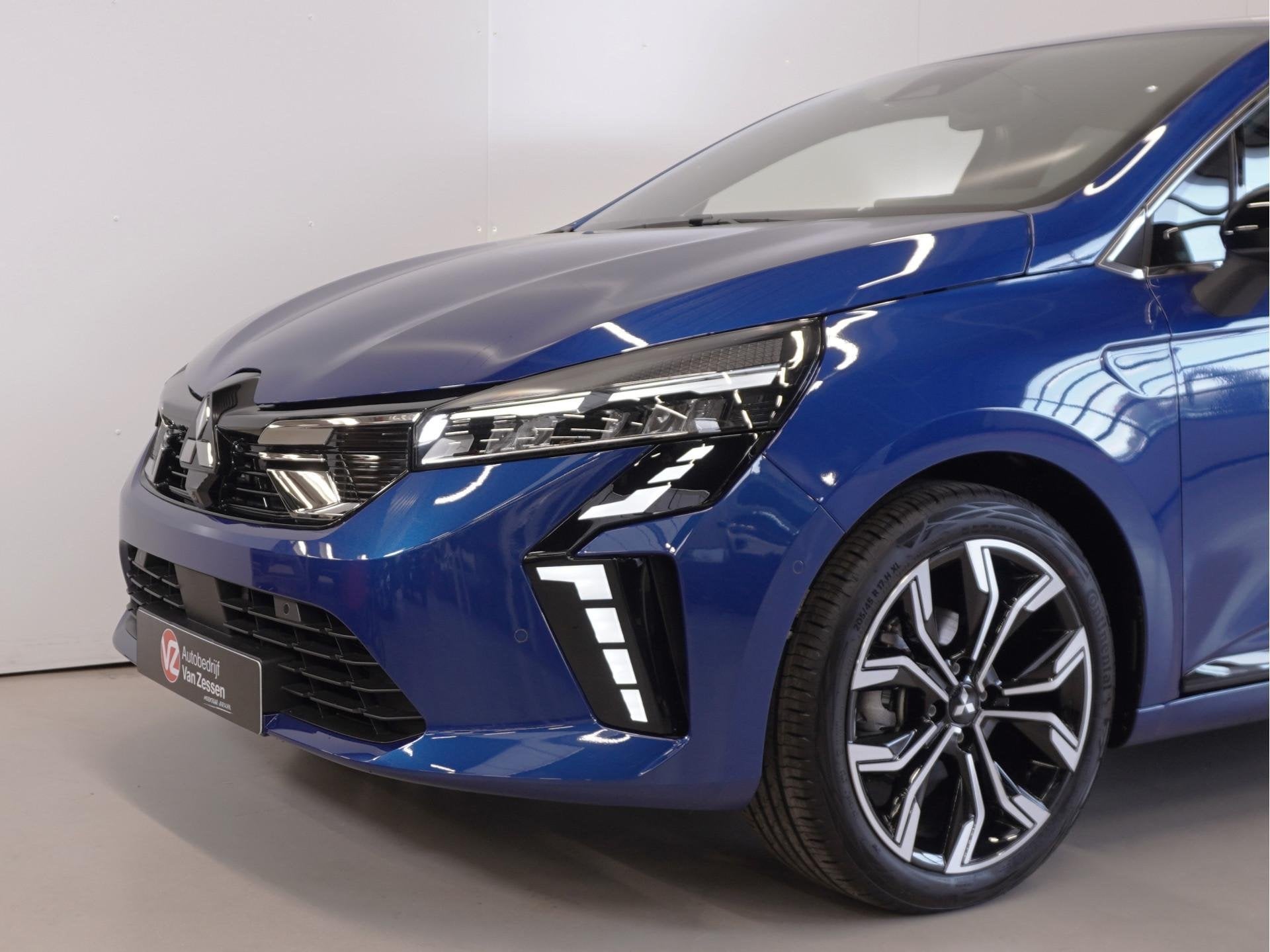 Mitsubishi Colt 1.0T MT Instyle | Navigatie | Adaptieve crui, Auto's, 12 maanden, Blauw, Leder en Stof, Origineel Nederlands