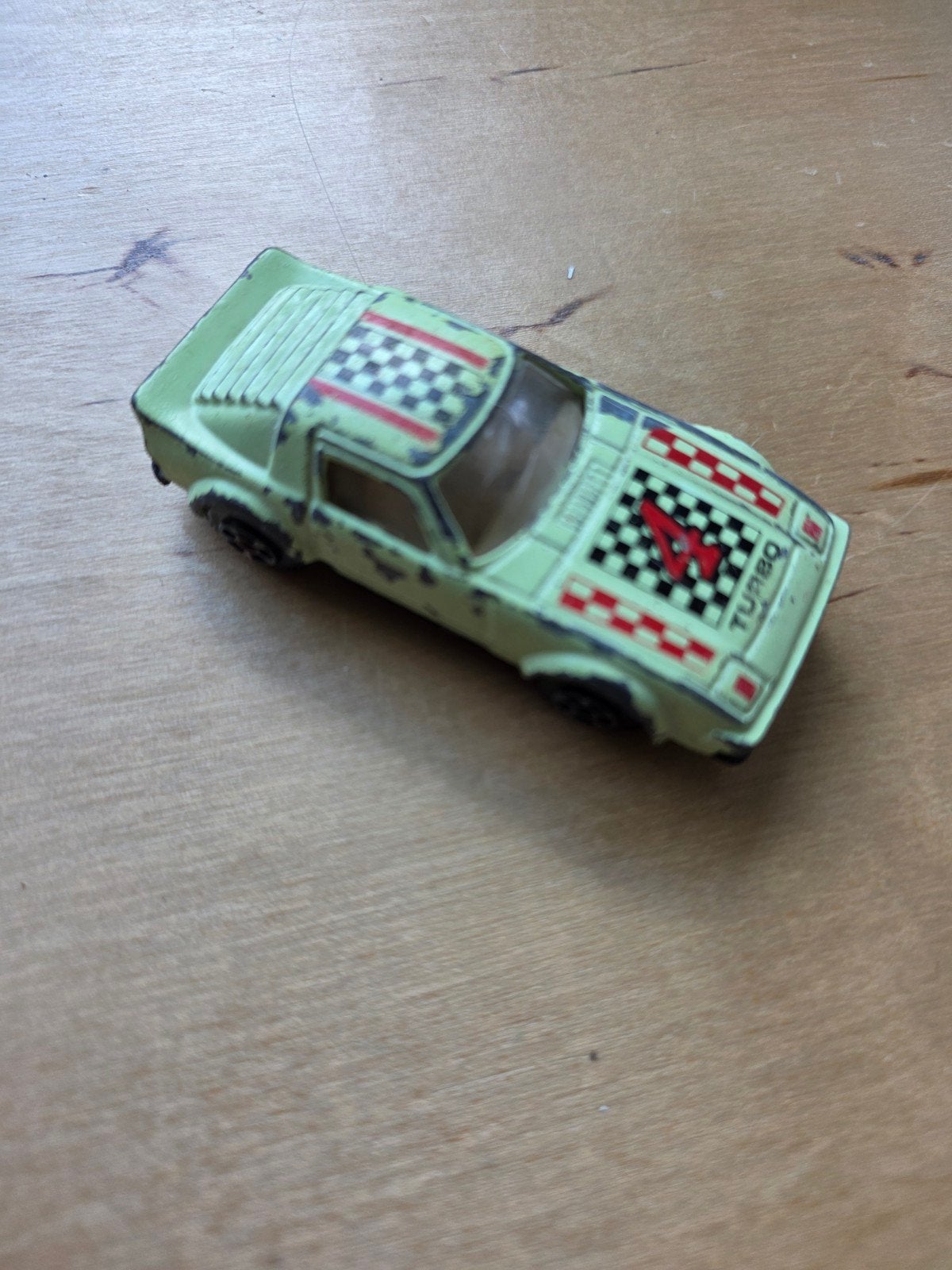 Vintage Matchbox Turbo Raceauto #4 - Gebruikt, Ophalen of Verzenden, Gebruikt