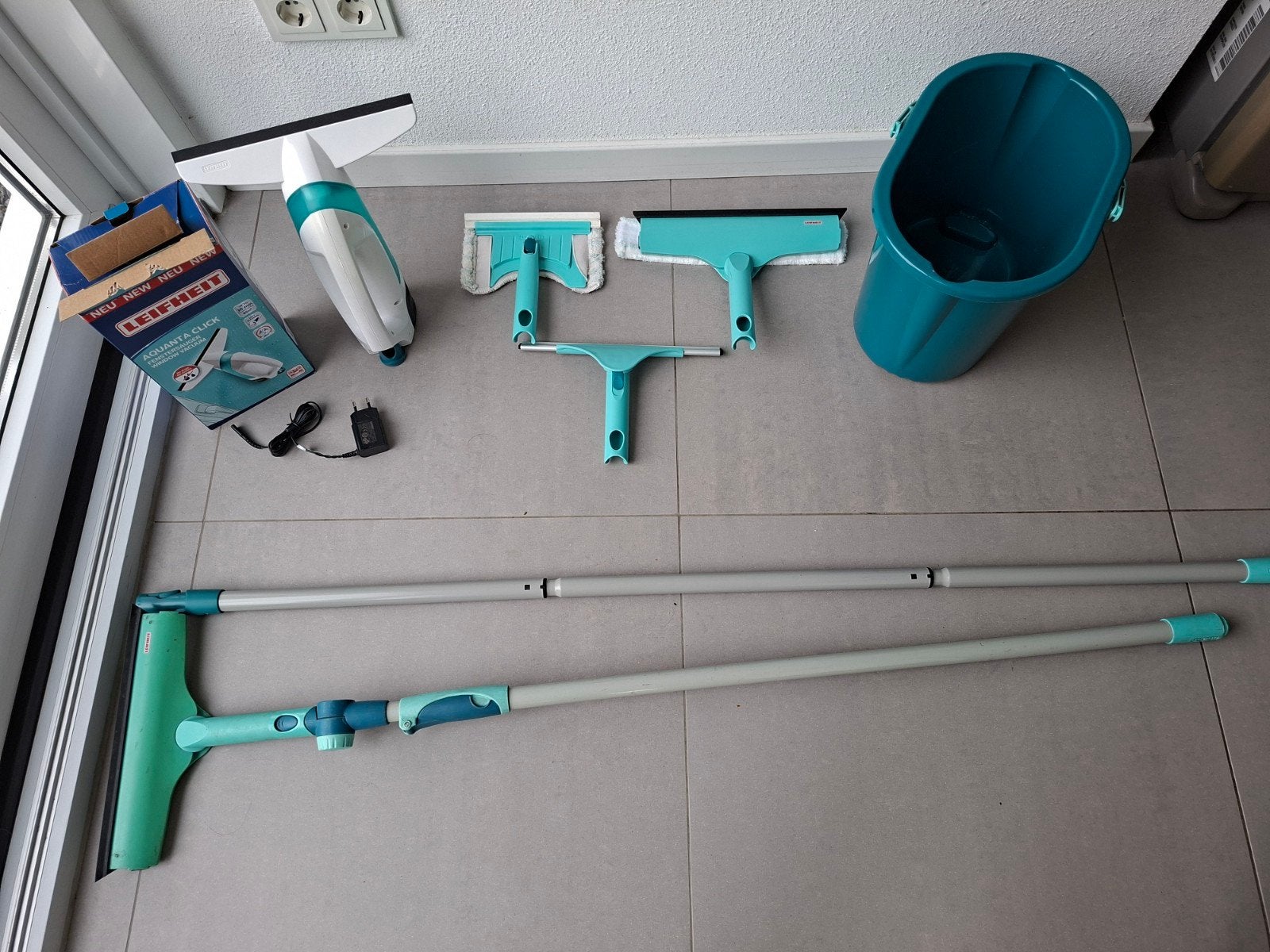 Leifheit Schoonmaakset - Grotendeels Ongebruikt, Ophalen, Raamwisser of Trekker