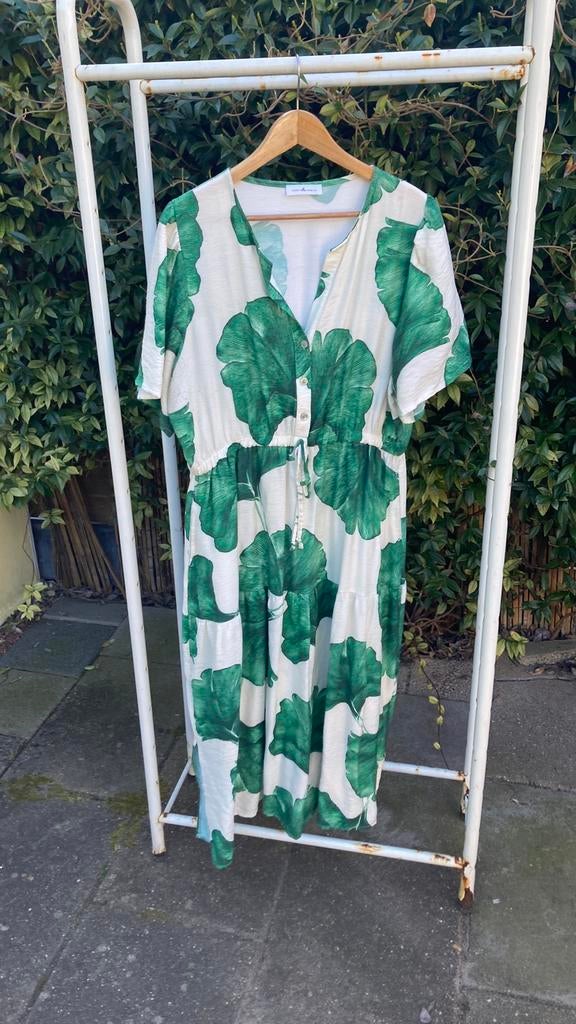 Paprika maxi jurk 48, Kleding | Dames, Grote Maten, Ophalen of Verzenden, Zo goed als nieuw, Groen, Jurk