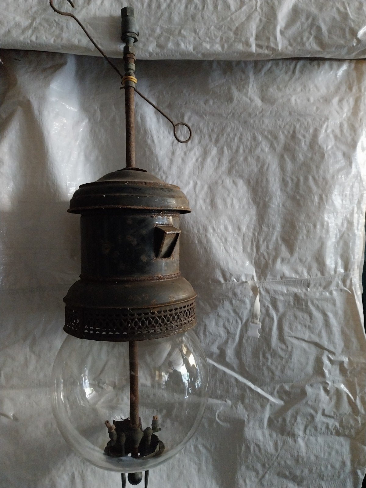 gaslamp, Antiek en Kunst, Ophalen of Verzenden