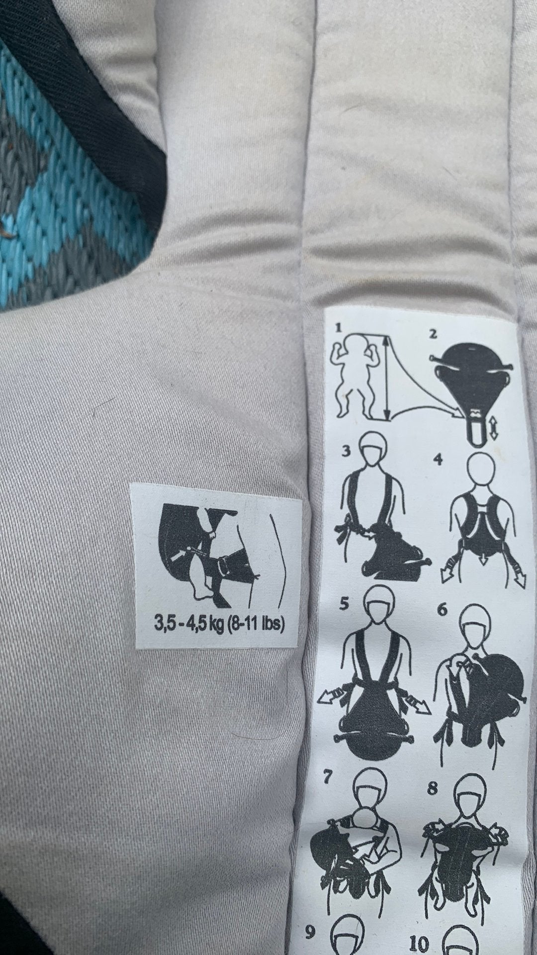 Baby draagzak baby bjorn, Ophalen, Zo goed als nieuw, Buik, Baby Björn