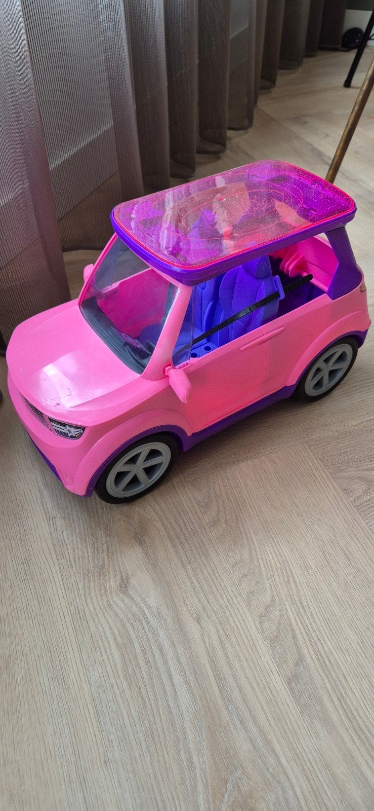 Barbie Cabrio Roze Speelgoedauto, Ophalen, Gebruikt