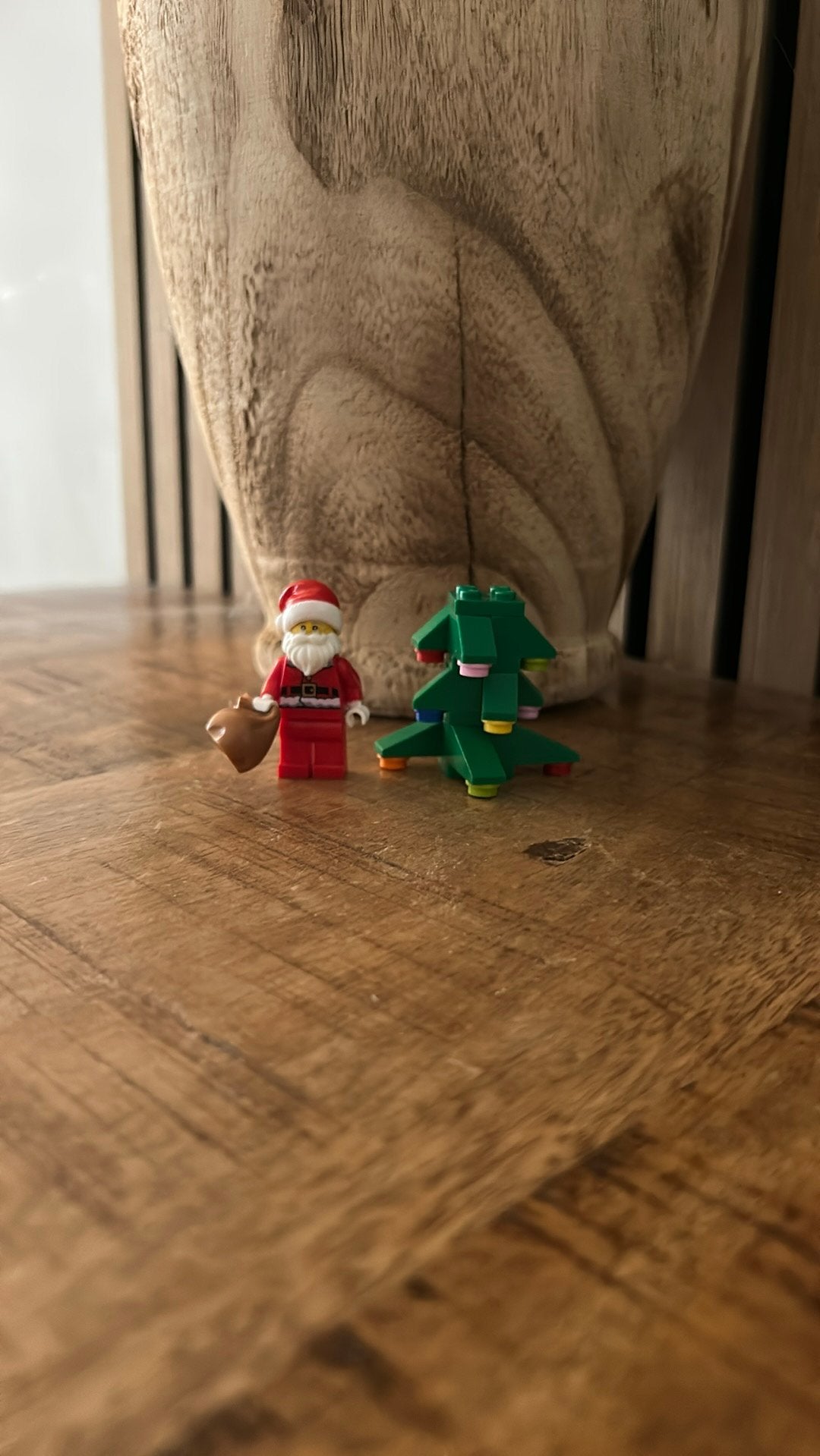 Kerstman en kerstboom lego, Verzenden, Zo goed als nieuw